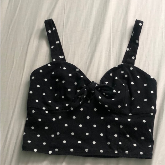 forever 21 polka dot crop top - Picture 4 of 5